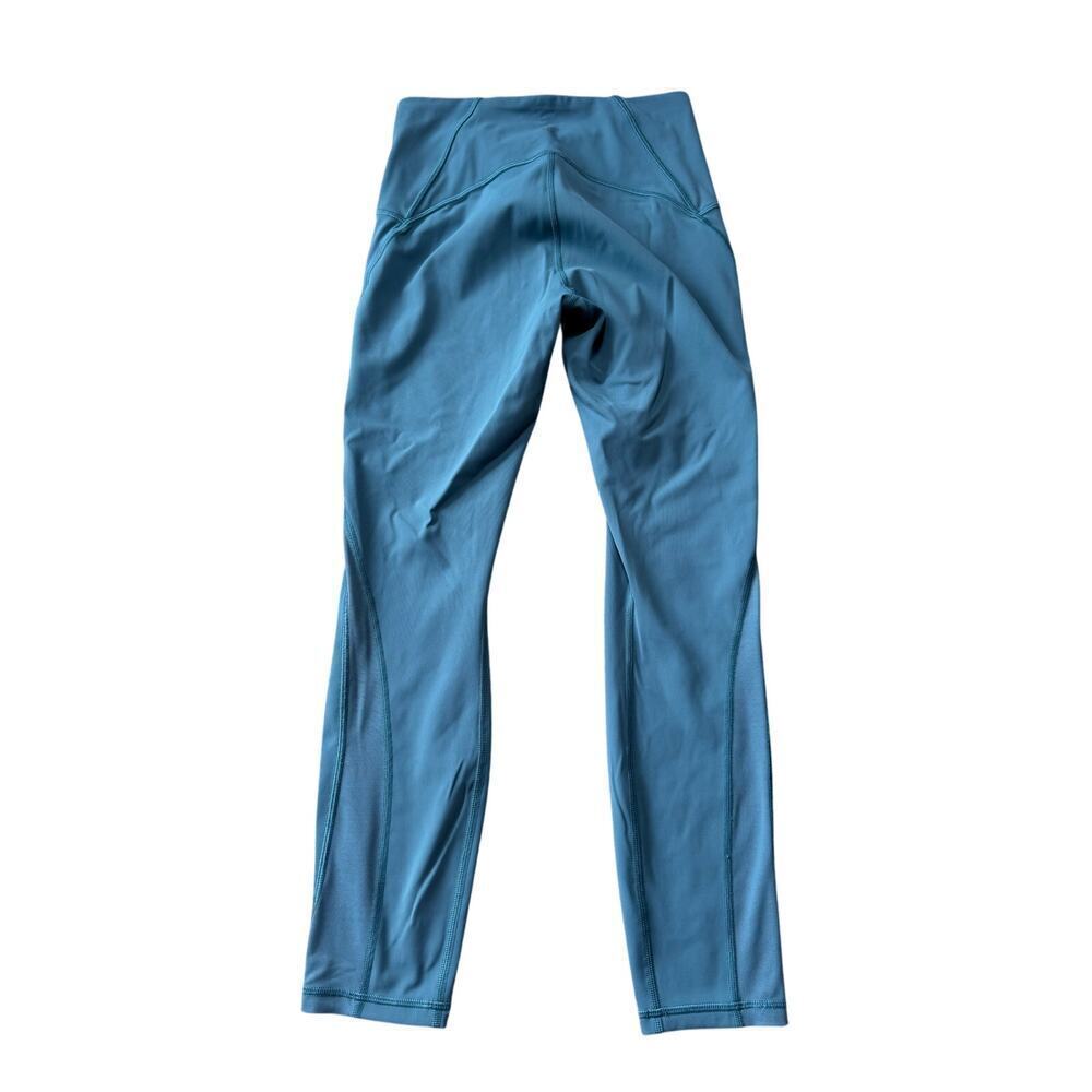 LULULEMON ALIGN No Line, High Rise Leggings, Green/Gray; size 6 - Picture 2 of 12